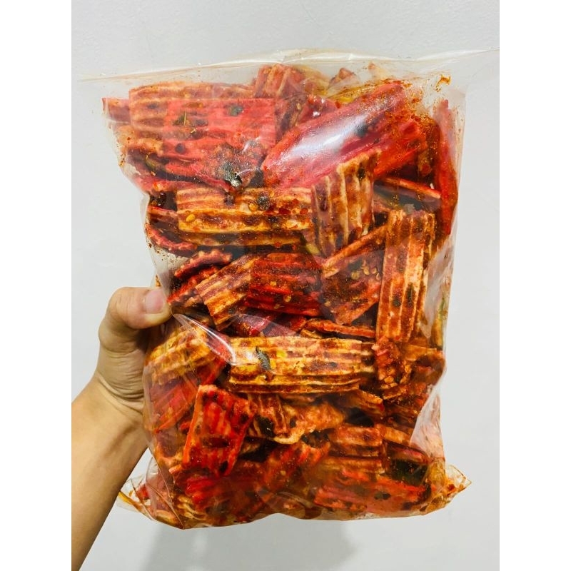 

Kerupuk sisir warna pedas daun jeruk 500 gr