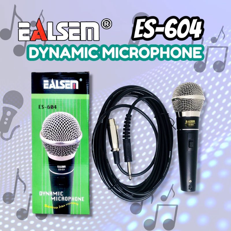 Mic Kabel Ealsem ES-604 Dynamic Microphone