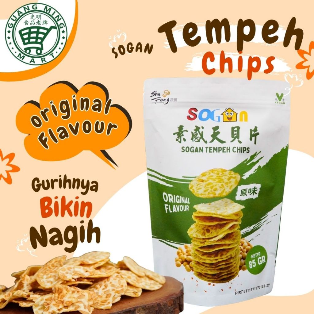 

Sogan Tempeh Chips Original Flavour 85gr