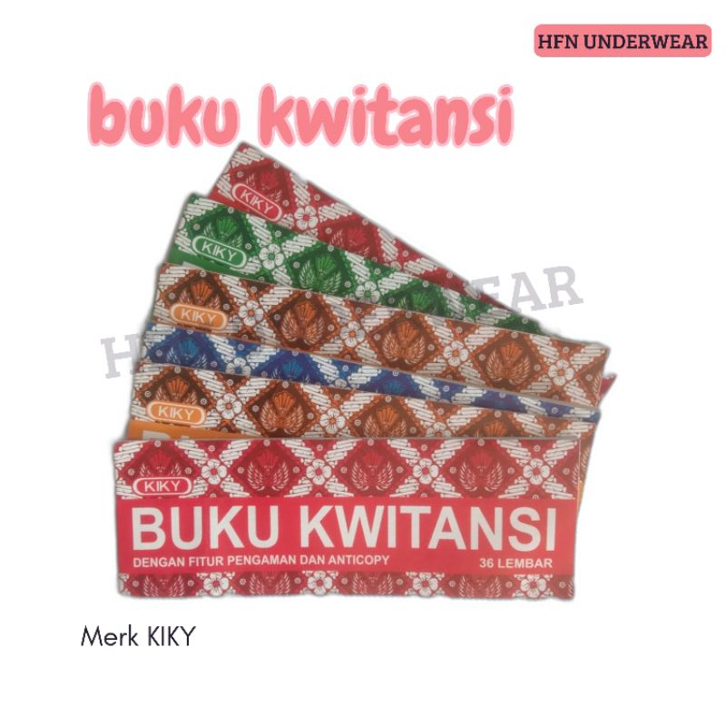 

Buku Kwitansi Isi 36 lembar Merk Kiky