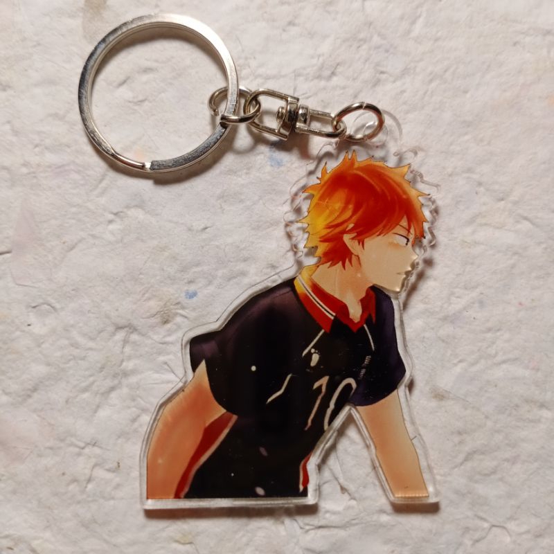 ganci hinata shoyo haikyuu / keychain gantungan kunci Hinata Shoyo Haikyuu