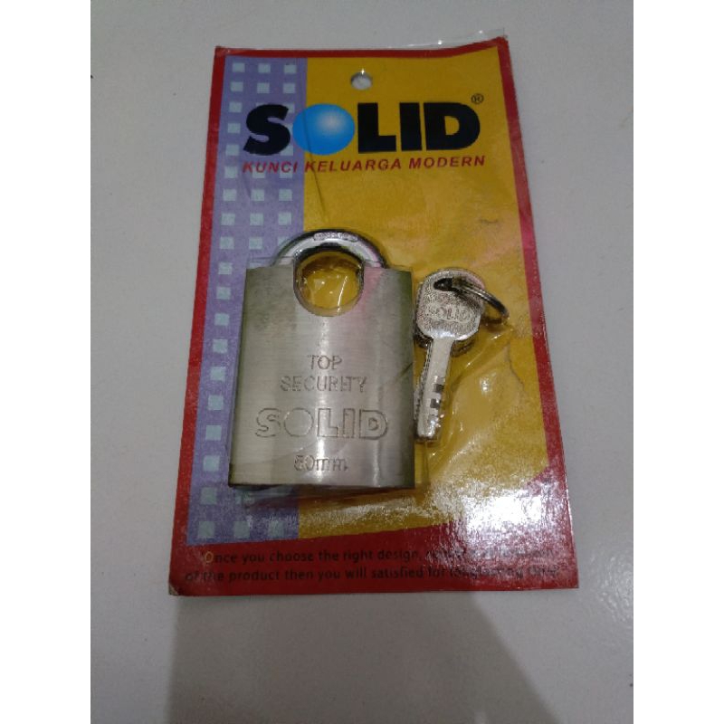 Gembok baja Solid 807-50mm gembok baja solid/gembok jaket solid 807 50mm