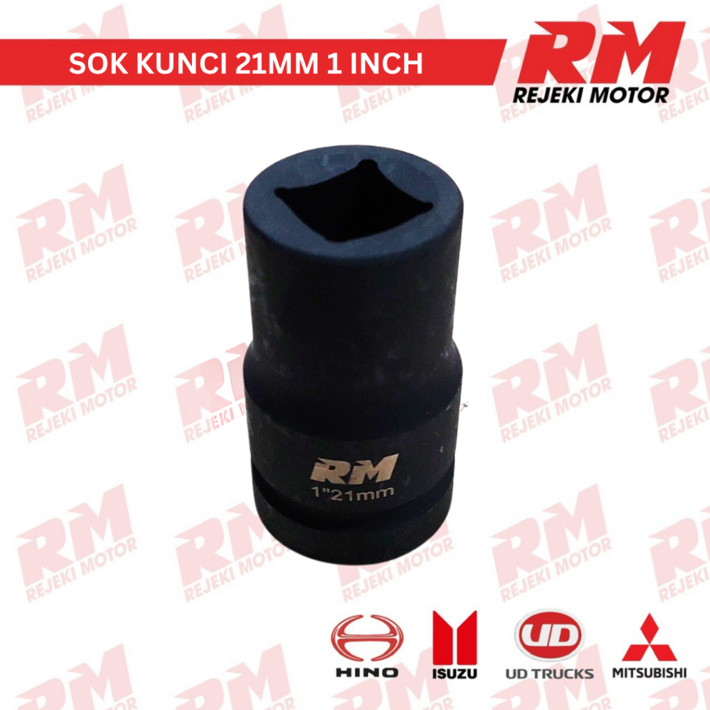 MATA SOK IMPACT 21 MM KUNCI SOCK RODA TRUCK 1 INCH 21 MM KUNCI SHOCK RODA TRUCK IMPACT 21