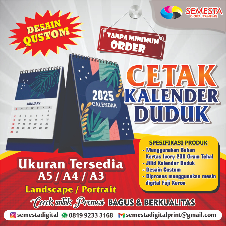 

CETAK KALENDER DUDUK CUSTOM A5/A4/A3