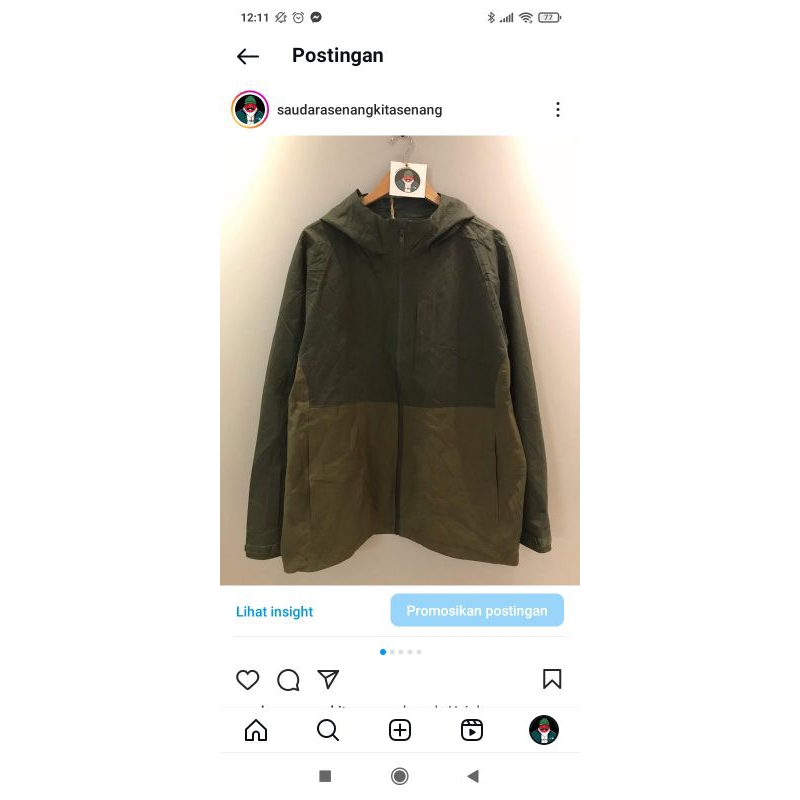 uniqlo blocktech sz xl