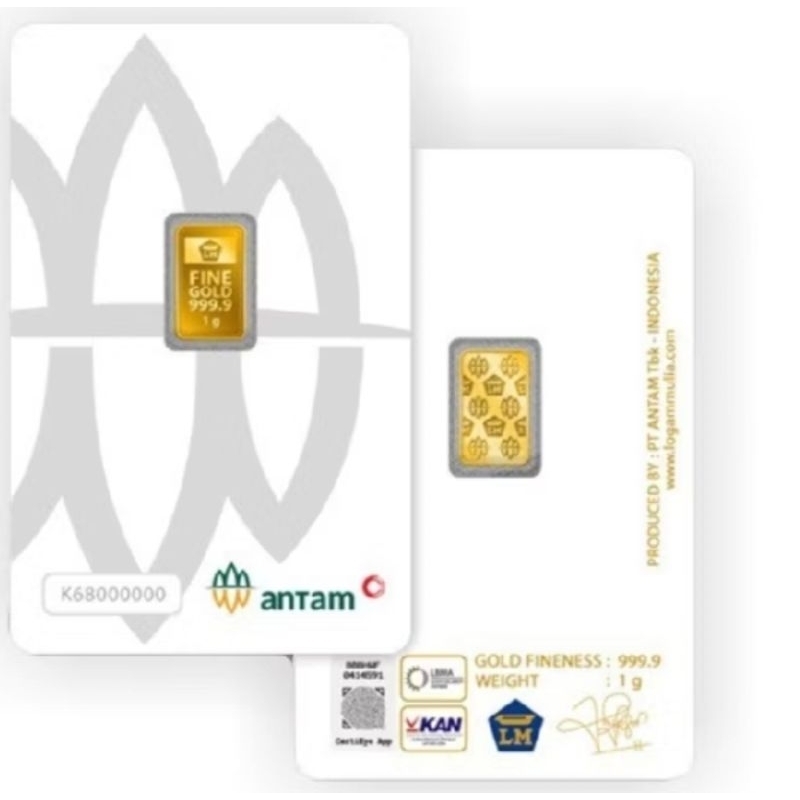 LM Logam mulia antam (LM) 1 gram