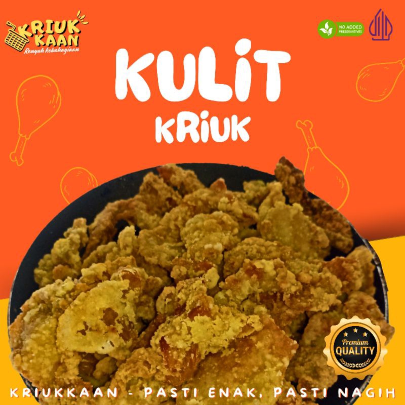 

CEMILAN KULIT AYAM KRISPI By KRIUKKAAN 500GR
