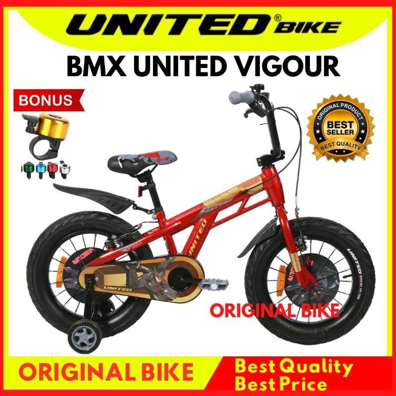Sepeda Anak Laki-Laki 16 BMX UNITED VIGOUR New