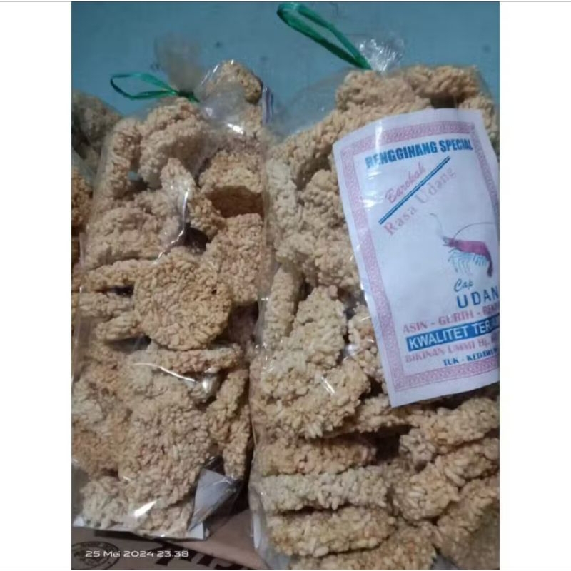 

TERMURAH DI SHOPEE!! RENGGINANG TERASI UDANG KHAS CIREBON 250 GRAM