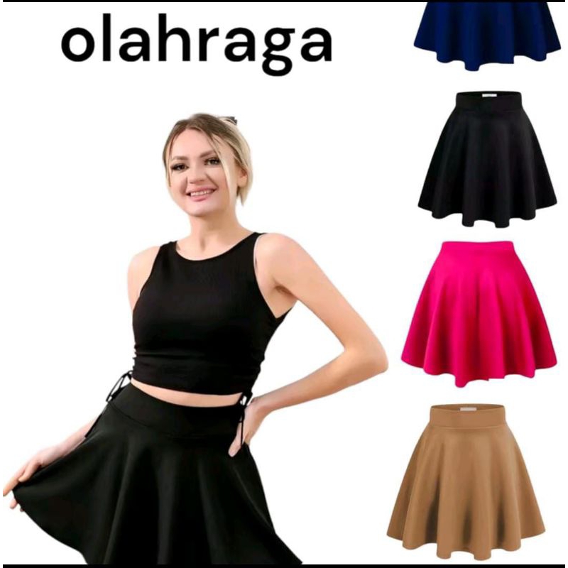 Olahraga Wanita Rok Pendek Rok Senam pendek rok wanita terbaru rok  Mini korea  Cewek Dewasa rok zum