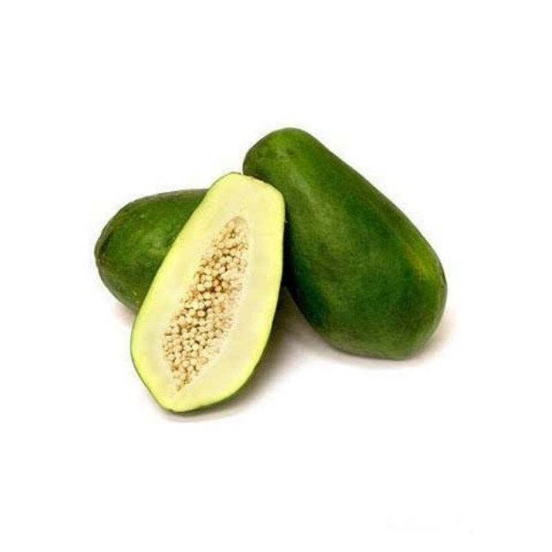 

PEPAYA MUDA FRES/UNTUK SAYUR/BERAT 1 KG-1.5 KG/HERBAL DLL/HARGA PER 1 BUAH