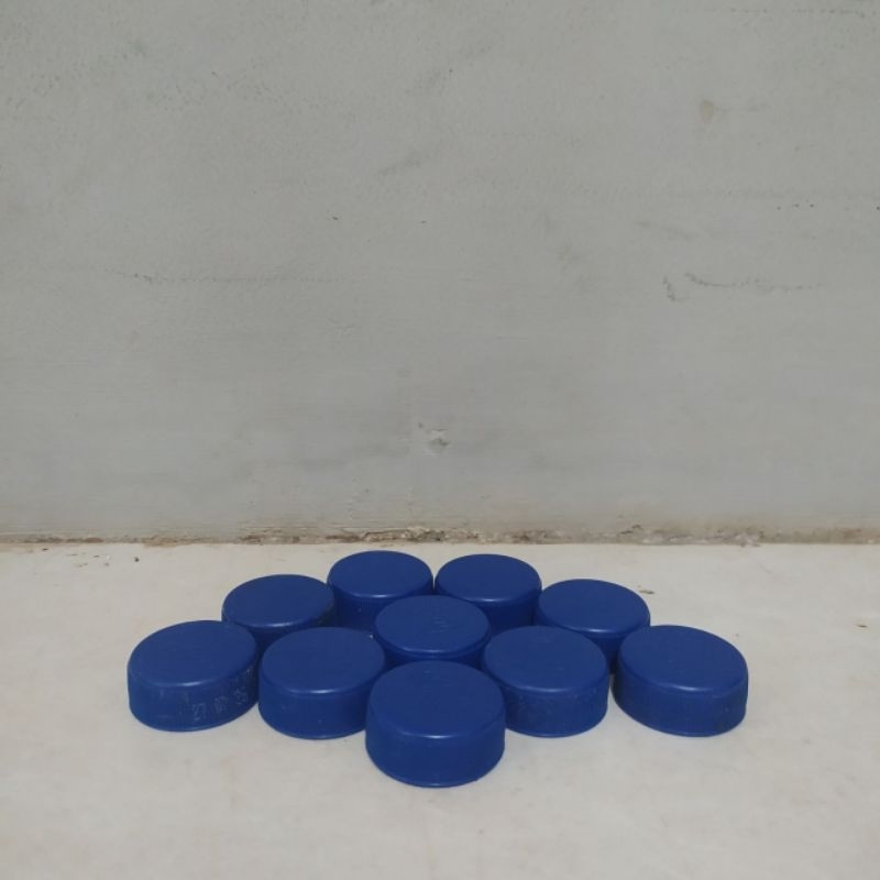 Tutup Botol Biru Tua Bekas Bersih Aqua