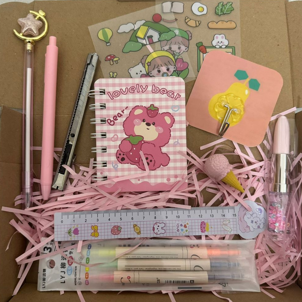 

GIFT SET Alat Tulis Lengkap 10 in 1 / Hampers Anak MURAH