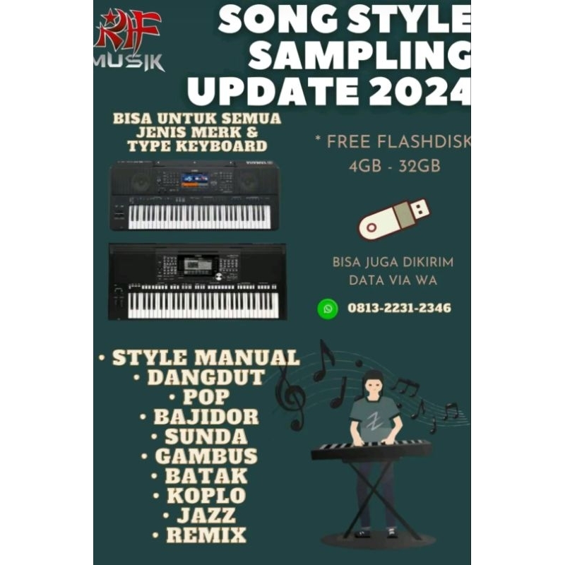 Song Style Keyboard Yamaha PSR/PSR S