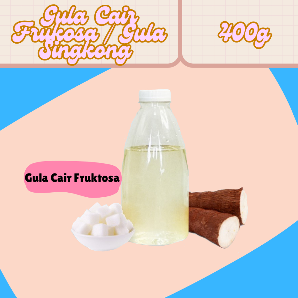 

Gula Cair Fruktosa / Gula Cair Singkong 400 gr