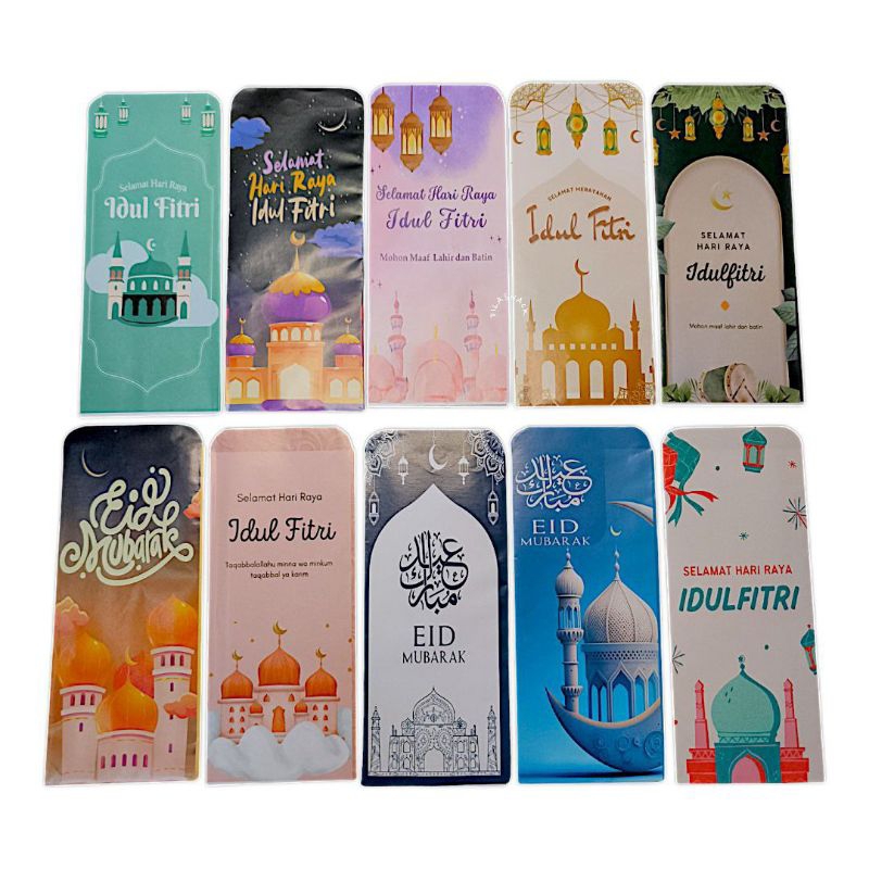 

AMPLOP JUMBO MUSLIM PREMIUM 5 PACK (50PCS) AMPLOP LEBARAN