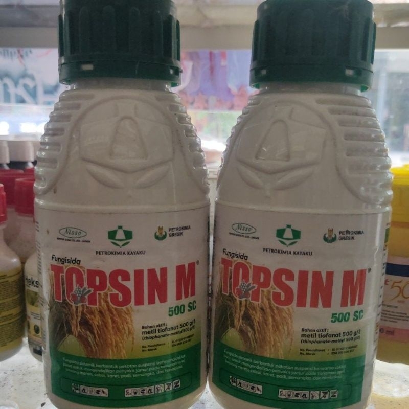 obat pertanian fungisida topsin 500ml