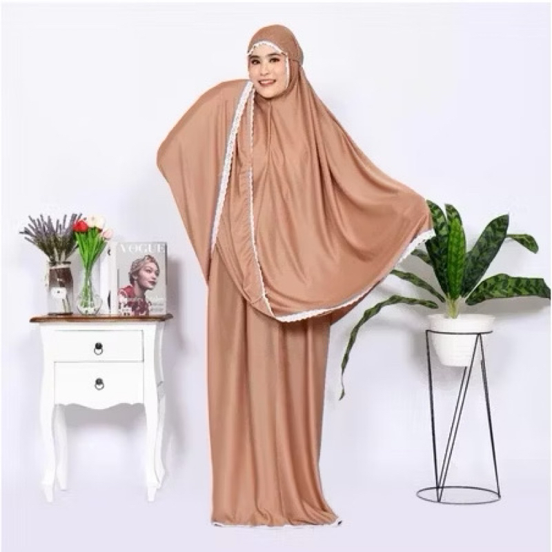 MUKENAH JUMBO DEWASA HYGET AMPLOP RENDA POLOS MUKENAH TRAVELING PREMIUM