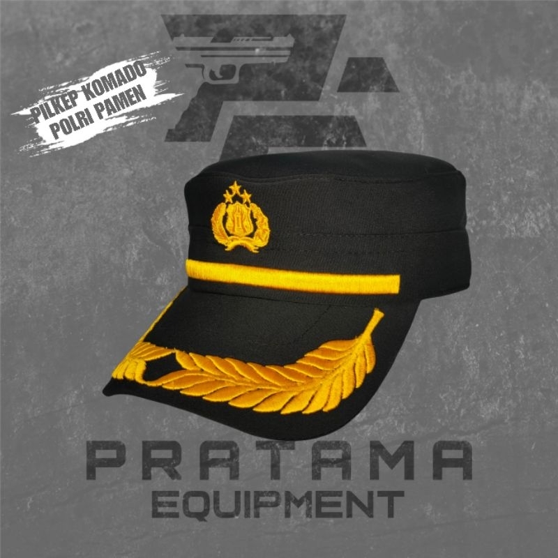 PILKEP KOMANDO / PILKEP KOMANDO PAMEN / TOPI KOMANDO POLRI PAMEN