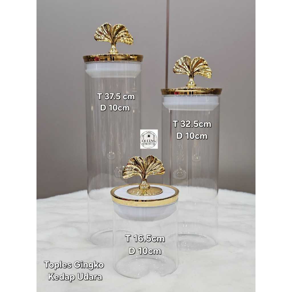 Toples camilan / Toples kue / Toples minimalis Ginko Import SML