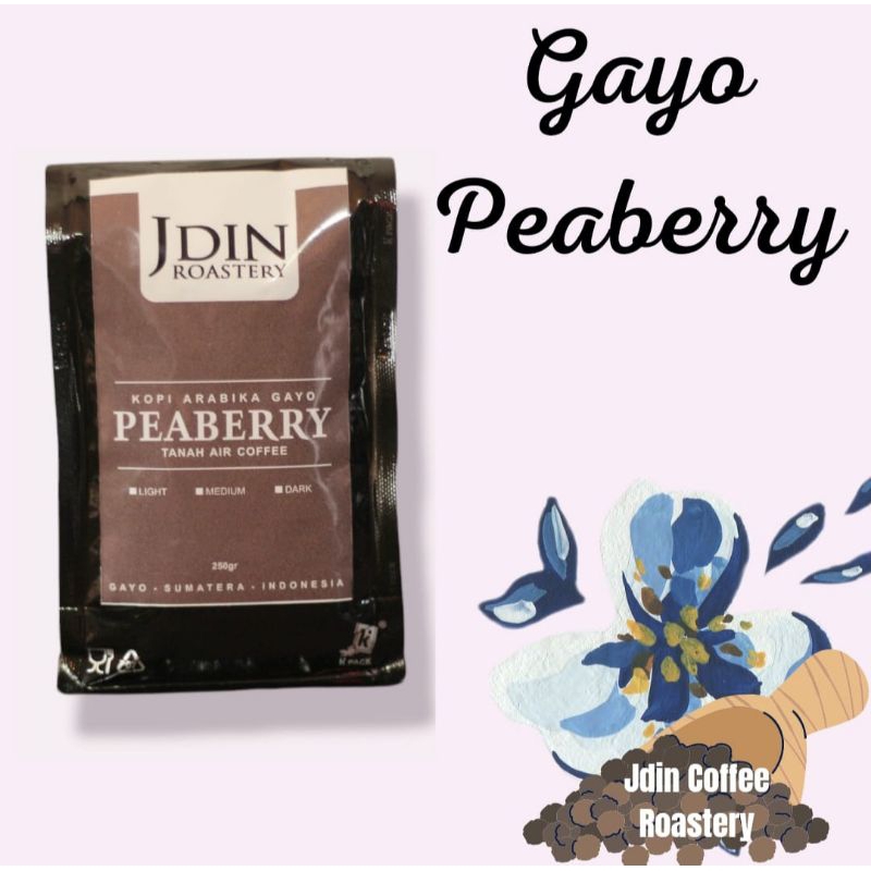

Kopi Arabika Gayo PEABERRY 250gr JDIN ROASTERY