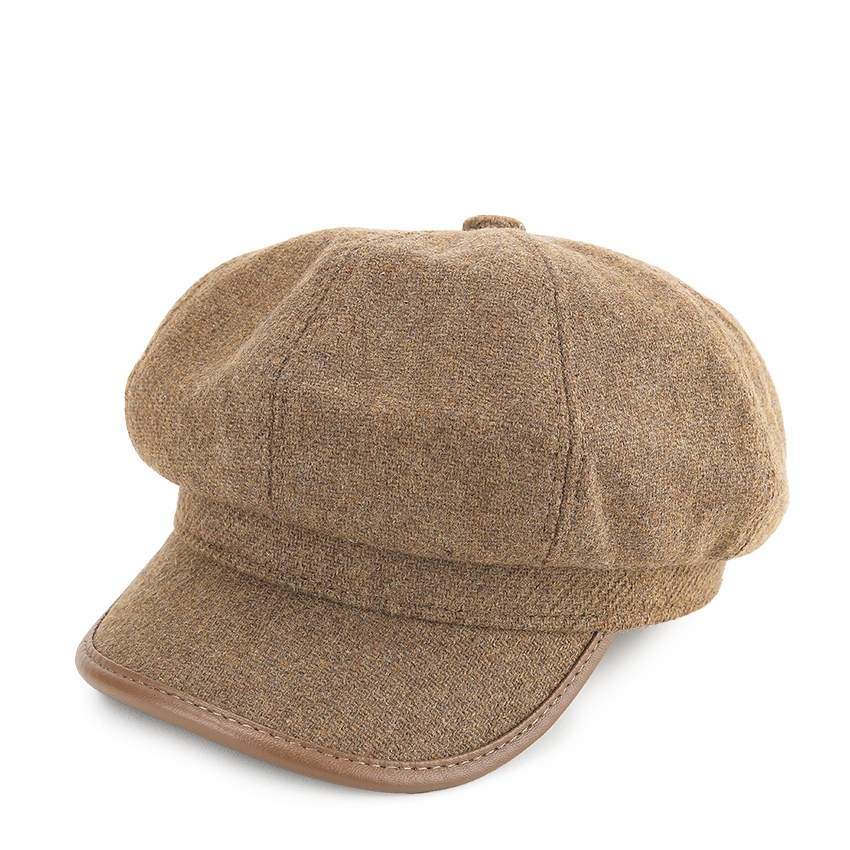 Urban State - Canvas Newsboy Cap - Beige
