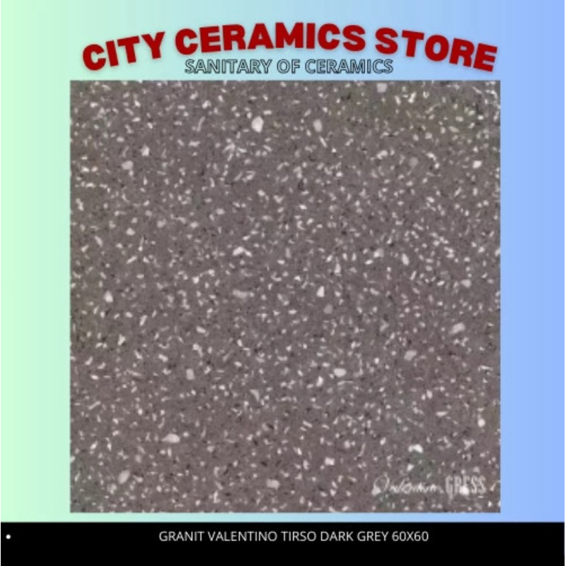 GRANITE VALENTINO GRESS TIRSO DARK GREY 60x60