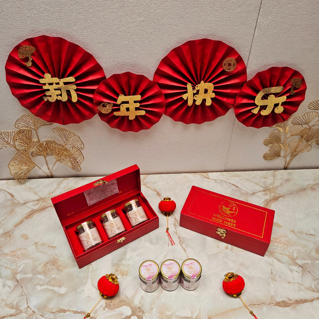 

HAMPERS IMLEK / CNY HAMPERS / PARCEL KADO IMLEK / CHINESE NEW YEAR MINUMAN SARANG BURUNG WALET TIPE FORTUNE WELLNESS BIRD NEST