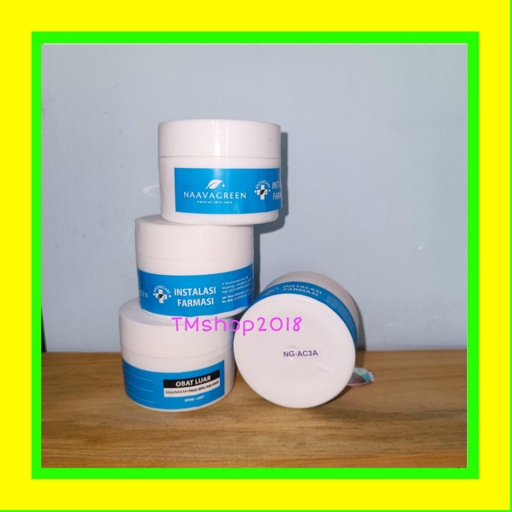AC3A Acne Day Cream Naavagreen 10 gram Original Krim Pagi Jerawat Bruntusan Komedo PIE by dr Fredi S
