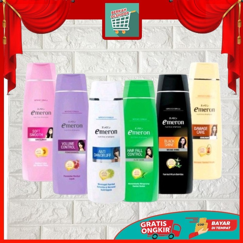 EMERON SHAMPOO | EMERON BLACK SHINE 170ML - 340ML ALL VARIAN | EMERON HIJAB SHAMPOO | EMERON PINK SH