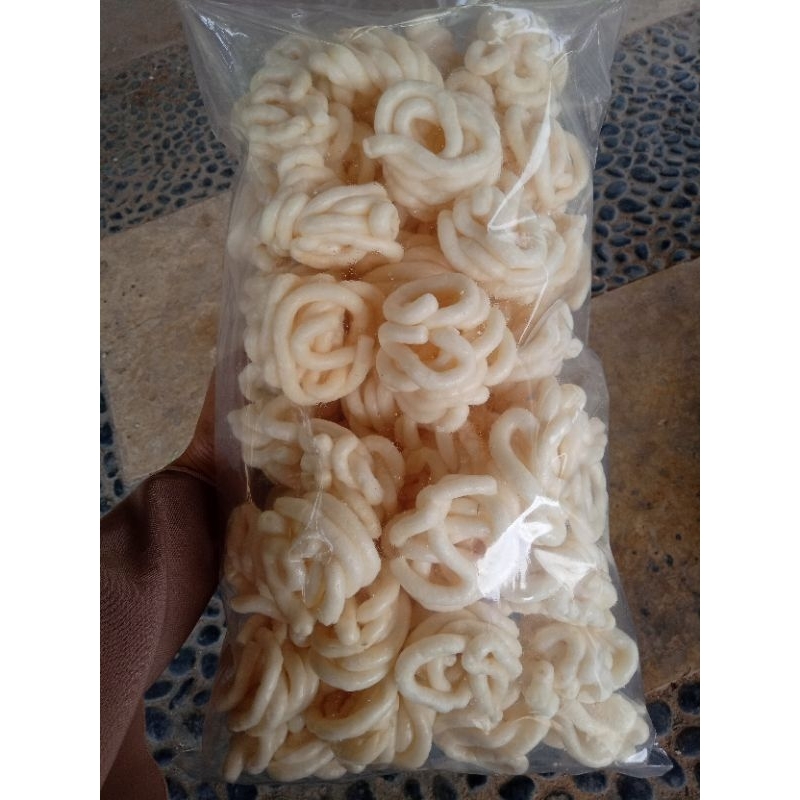 

KERUPUK (SANGGUL MINI) IKAN TENGGIRI KWALITAS SUPER! BEST SELLER! ENAK GURIH RENYAH!