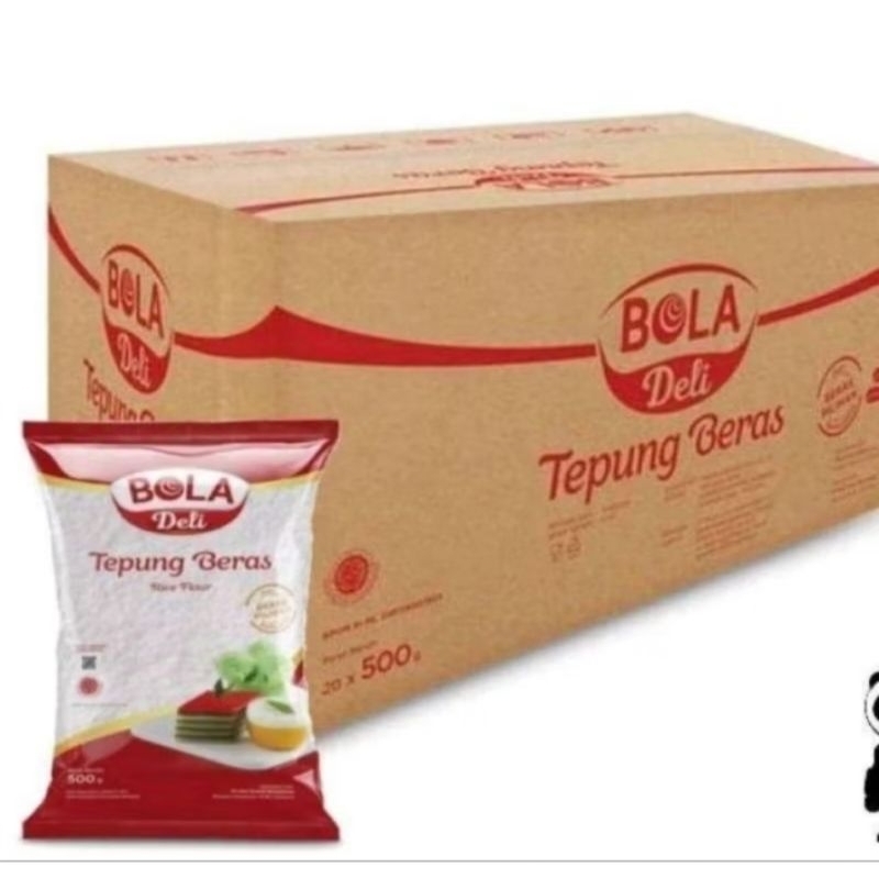

Tepung Beras bola deli karton