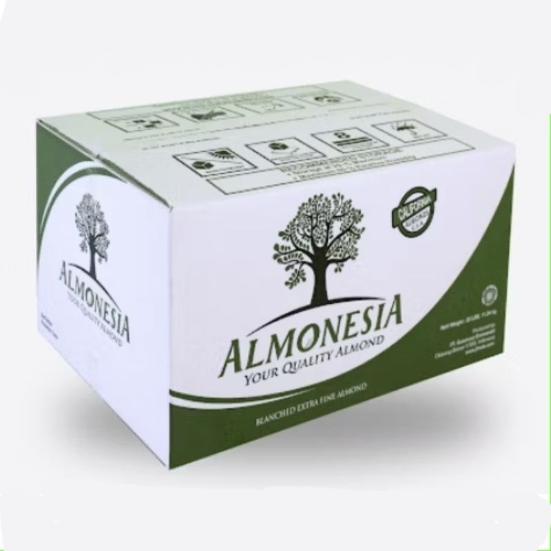 

Almond Slice Mentah Iris Tipis Tanpa Kulit 1 Dus (11,3kg)
