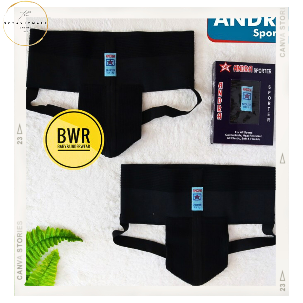 Supporter ANDRA Korset Pria Pencegah Hernia Premium Korset Turun Berok