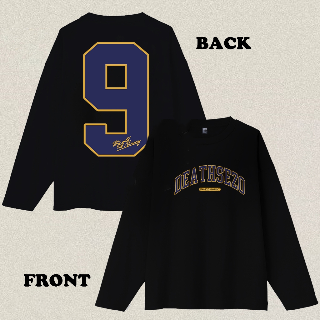 RENELLE Kaos Lengan Panjang Pria Distro Original 100% Tebal DEA THSEZO 9 Style Pria Wanita | Crewnec