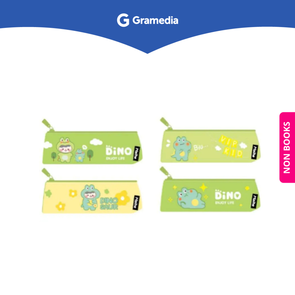 

Gramedia Surabaya - KAKO PENCASE TRIANGLE LITTLE BOY & DINO GREEN MHM070113