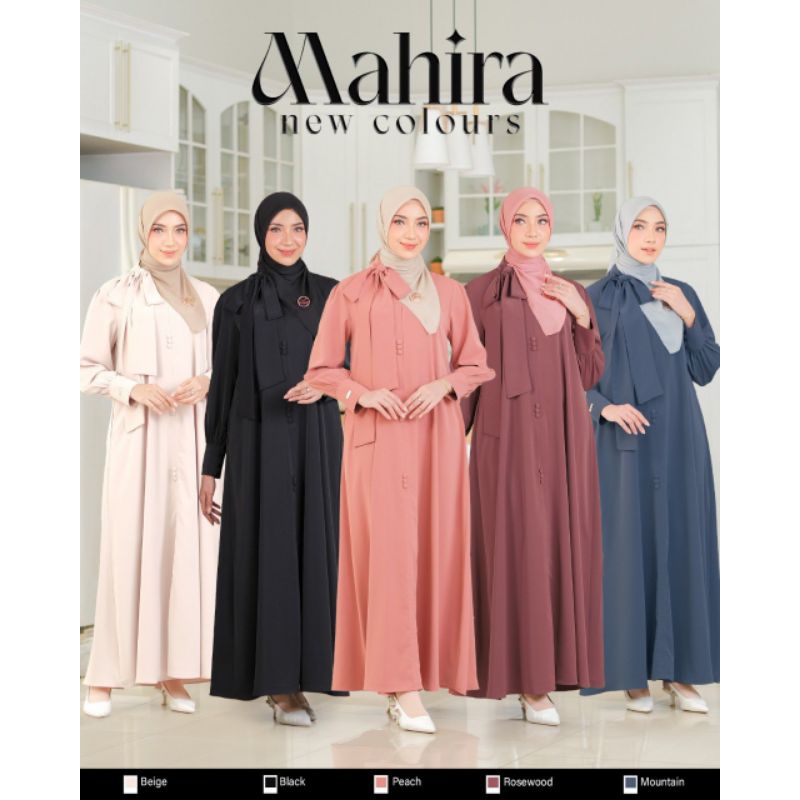 READY  MAHIRA DRESS BY ADEN HIJAB | GAMIS ADEN POLOS | GAMIS BASIC TERBARU