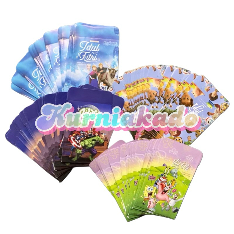 

Amplop lebaran premium kecil Idul Fitri per pack amplop Thr anak 2025 Kurnia Kado