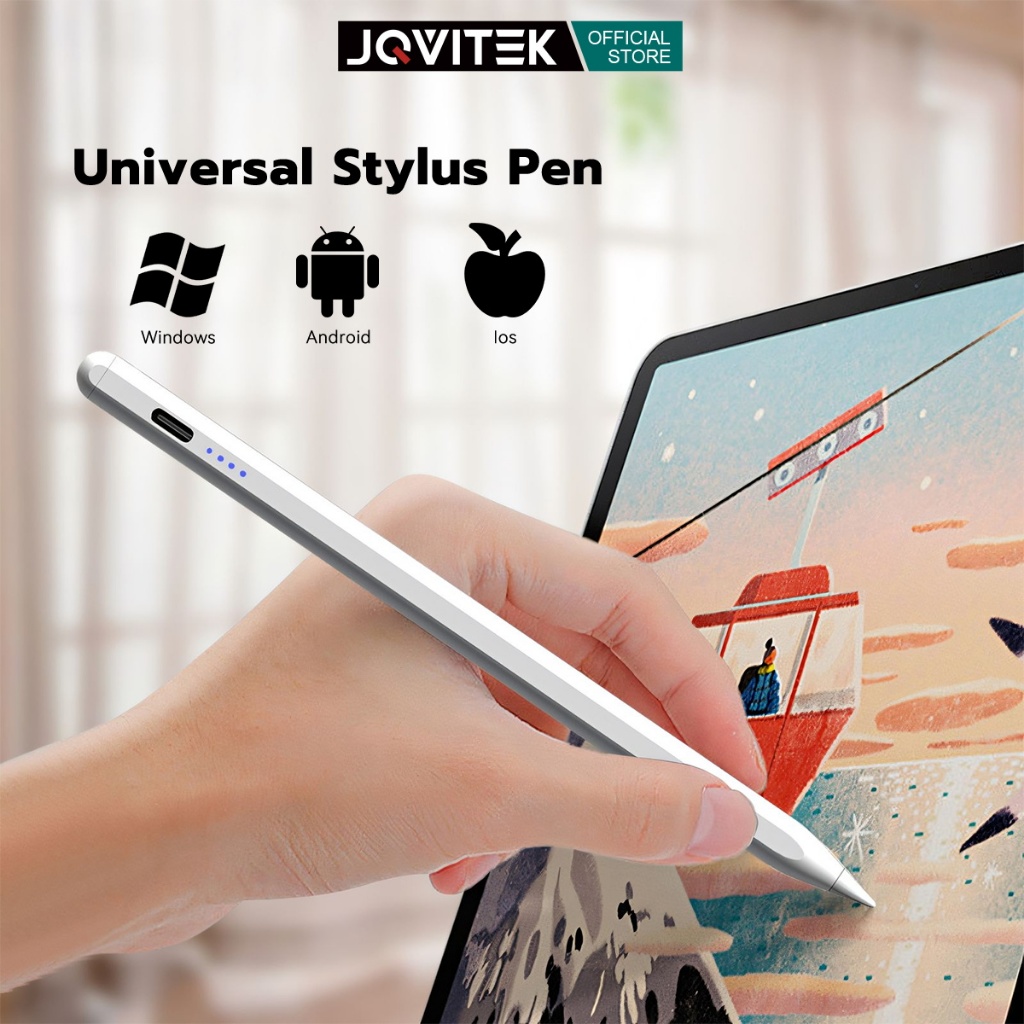 JQVITEK Stylus Pen Universal PC05 Tablet HP Bluetooth Android IOS Smooth Writing Compatible