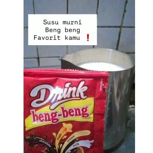 

susu murni coklat beng beng kemasan botol 500ml dikirim hangat