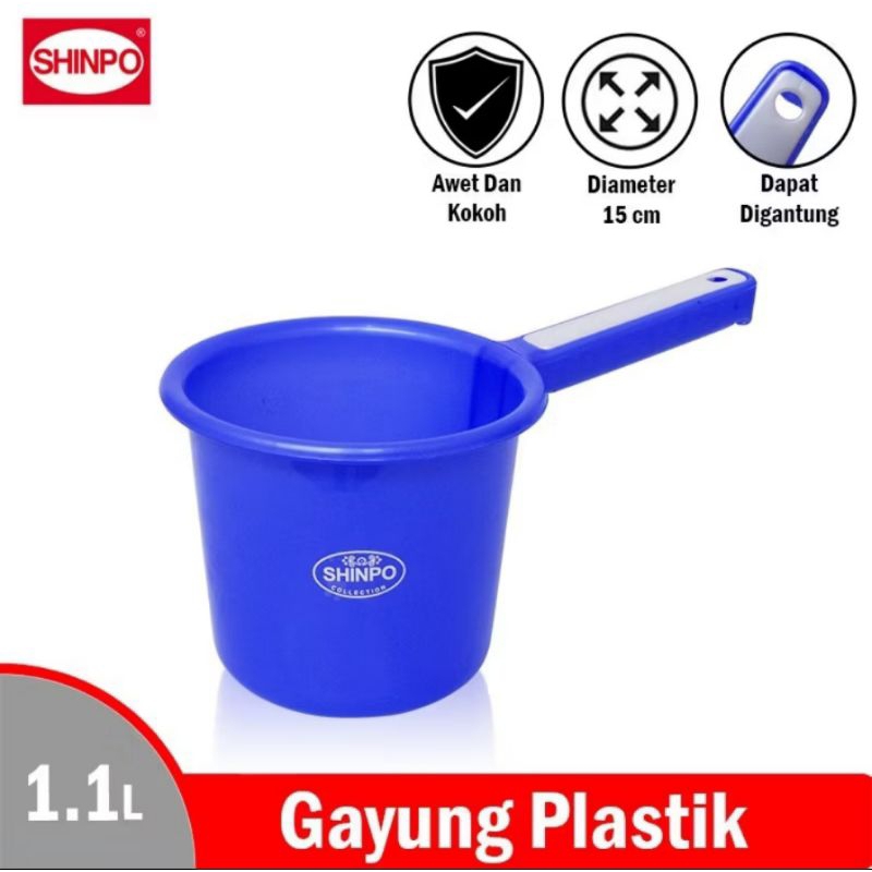 Gayung Plastik Shinpo Suigen/ Gayung Mandi Shinpo/ Gayung air Shinpo Suigen