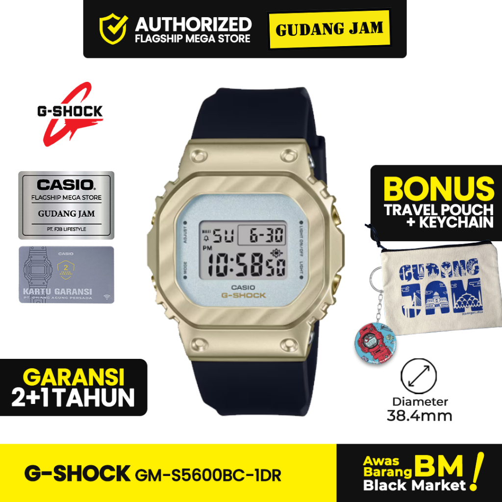 Jam G-Shock Original  GM-S5600BC-1DR GM-S5600 GMS5600BC GMS5600 Garansi Resmi