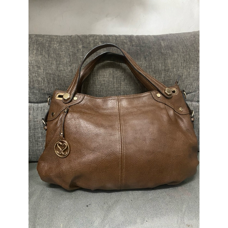 Shoulderbag Coklat kulit Ssamzie Market