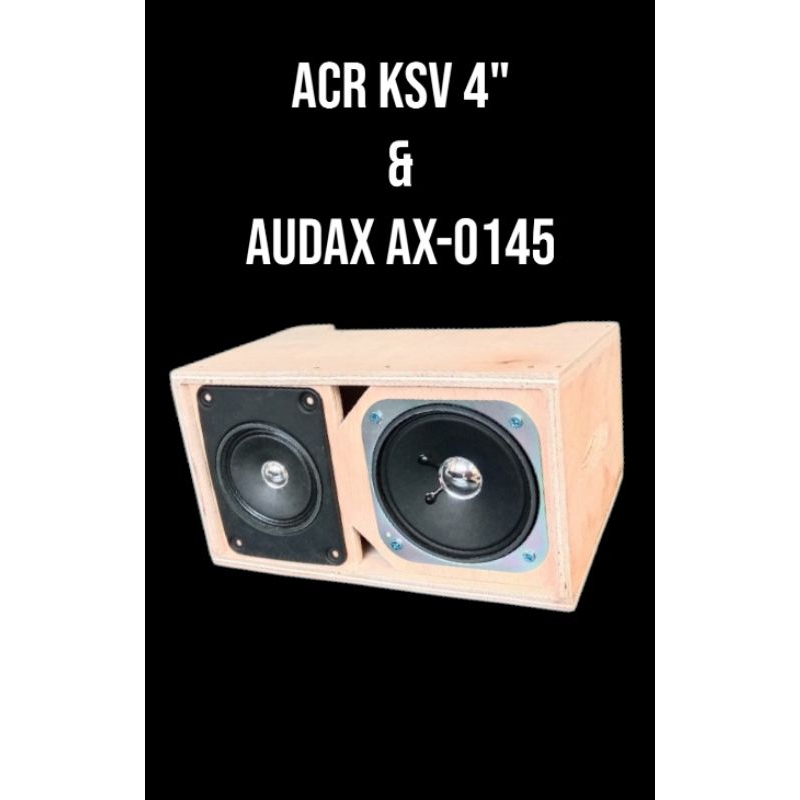 Box Line aray 4 inch plus Speaker Acr ksv 4inch dan tweeter audax AX-0145 T8