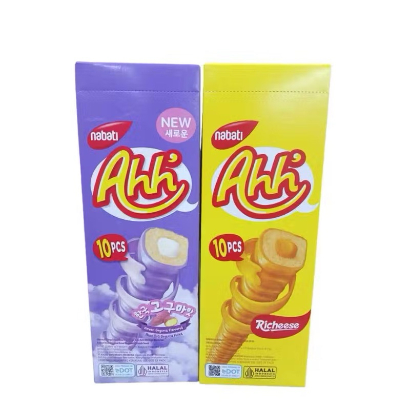 

(1000an) Richeese Nabati Ahh Korean Goguma / Richeese Isi 10's Murah!