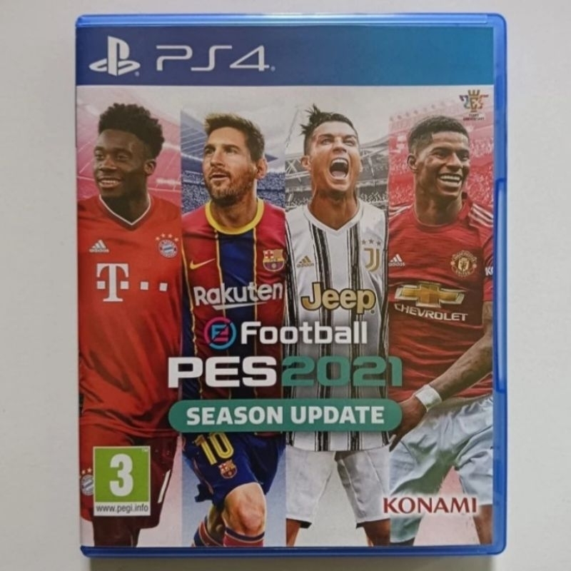 BD PS4 kaset ps4 pes 2021 pes 21 pes21 efootbal pes 2021 efootball pro evolution soccer 2021
