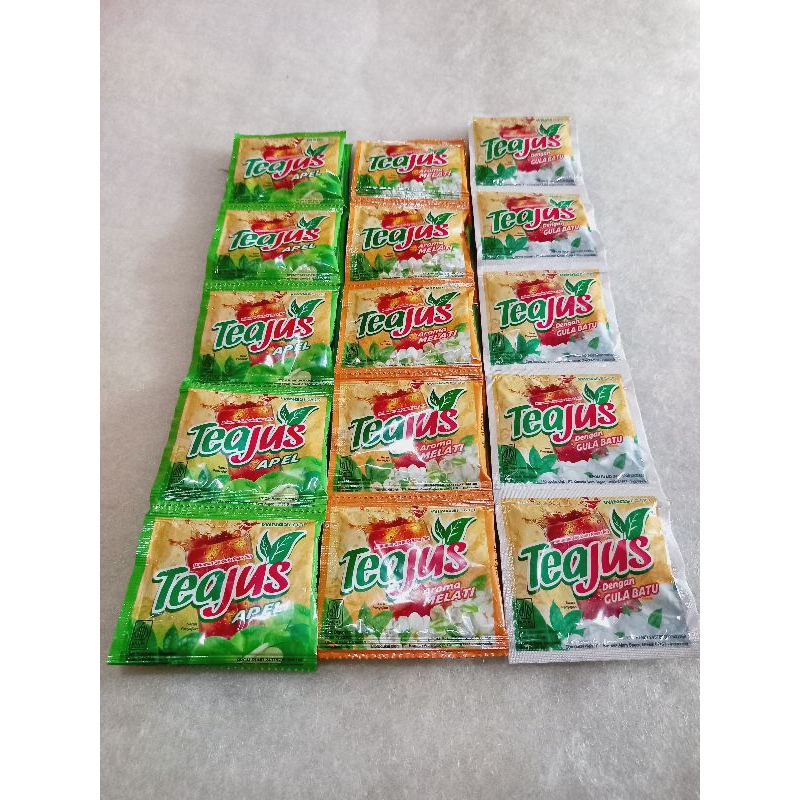 

Tea Juzz minuman serbuk 1renteng isi 10pcs