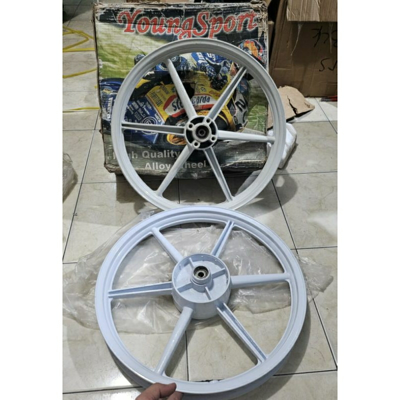 velg young sport  palang 6 lurus suzuki shogun 125 smash