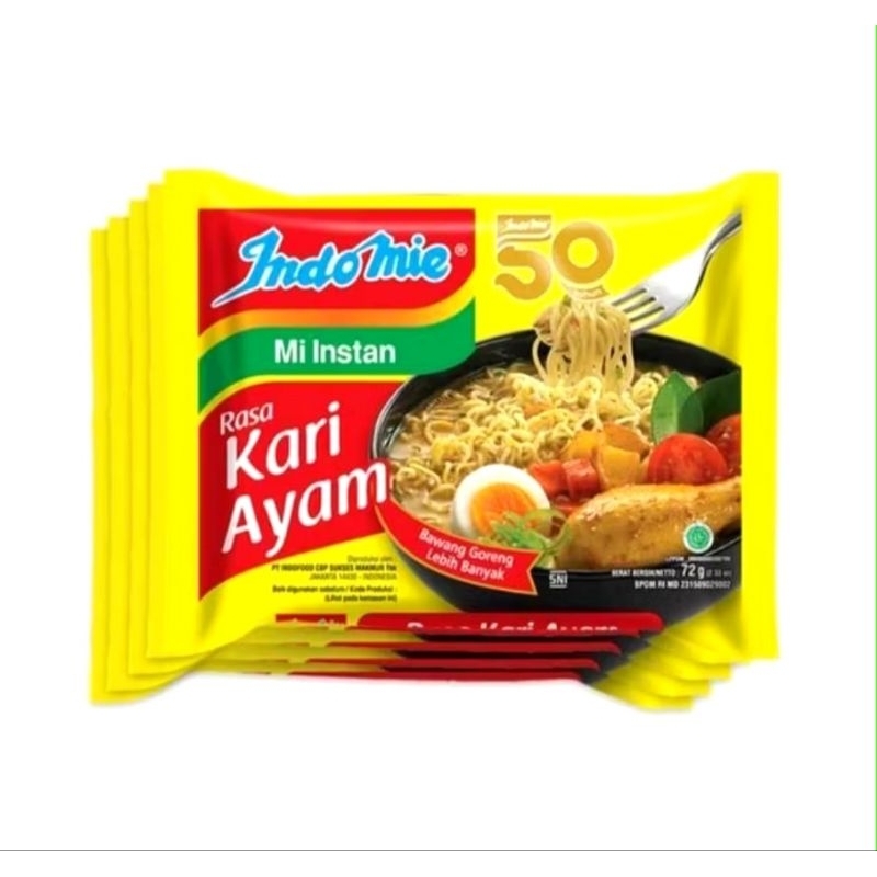 

Mie Kari Ayam/ mie instan/ indomie/ mie kuah