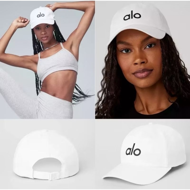 TOPI UNISEX ALO SWESLEAST WHITE ORIGINAL